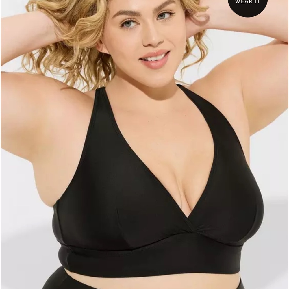 Torrid Classic Black Bikini Top